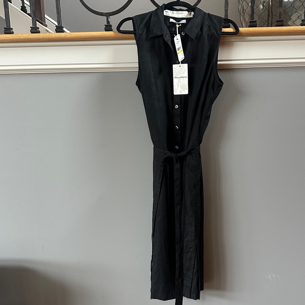 Tommy Bahama Black Midi Dress